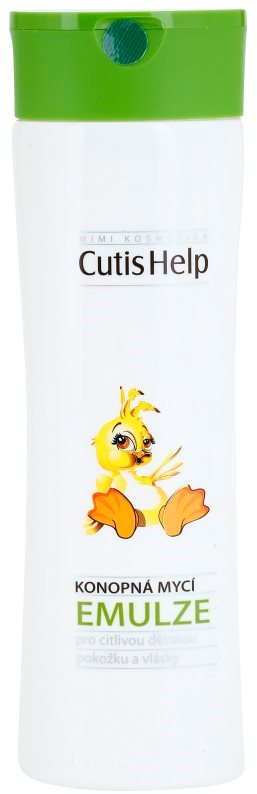 CutisHelp Mimi lotiune pentru curatare cu extract de canepa pentru nou-nascuti si copii 200 ml