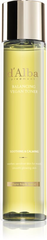 d'Alba Mild Skin Balancing Vegan Toner tonic pentru hidratarea pielii cu efect calmant 150 ml