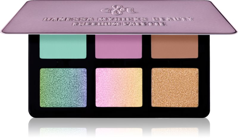 Danessa Myricks Beauty Pastel Dream Mini Freedom Palette paleta pentru fata multifunctionala faciale 6x1.2 g