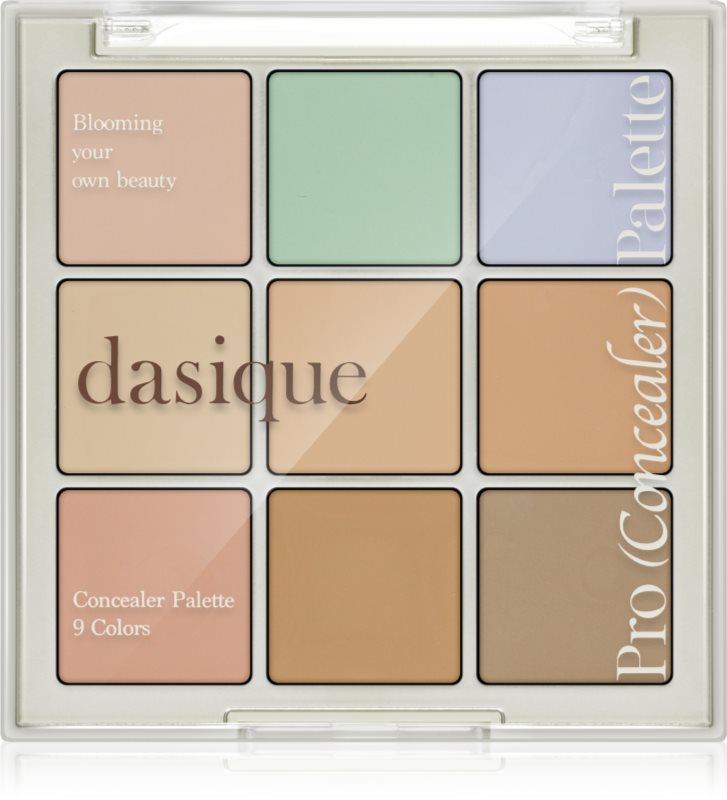 Dasique Pro Concealer Palette paleta corectoare pentru pielea cu imperfectiuni culoare 01 Cover 8 g