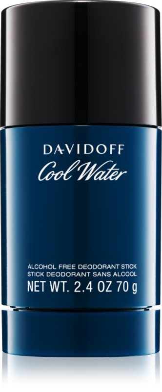Davidoff Cool Water deostick fară alcool pentru bărbați 70 g