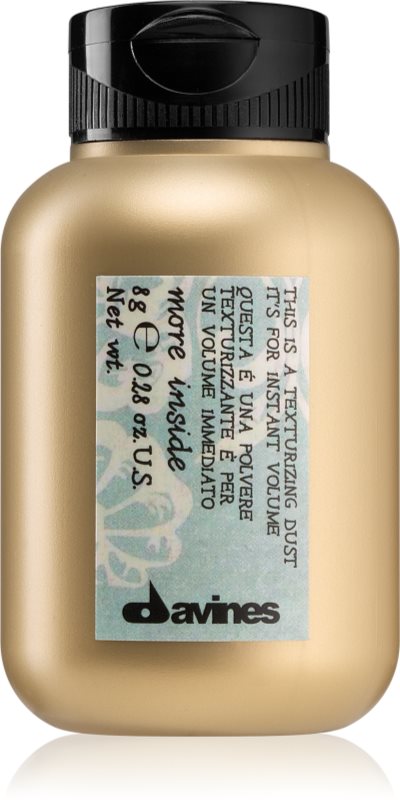 Davines More Inside Texturizing Dust pudră matifiantă de volum 8 g