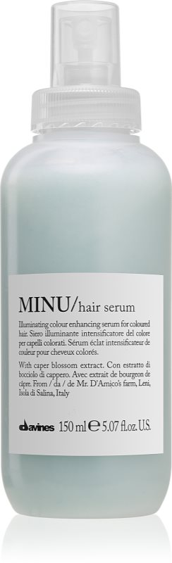 Davines Essential Haircare MINU Hair Serum ser intensiv pentru un par stralucitor si catifelat 150 ml