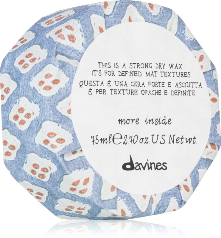 Davines More Inside Strong Dry Wax ceara de par 75 ml