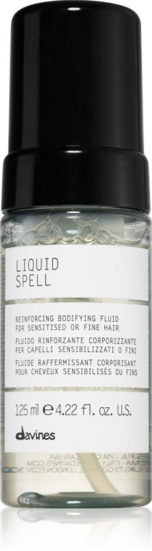 Davines Liquid Spell Reinforcing Bodifying Fluid jet de tratament pentru par fin 125 ml