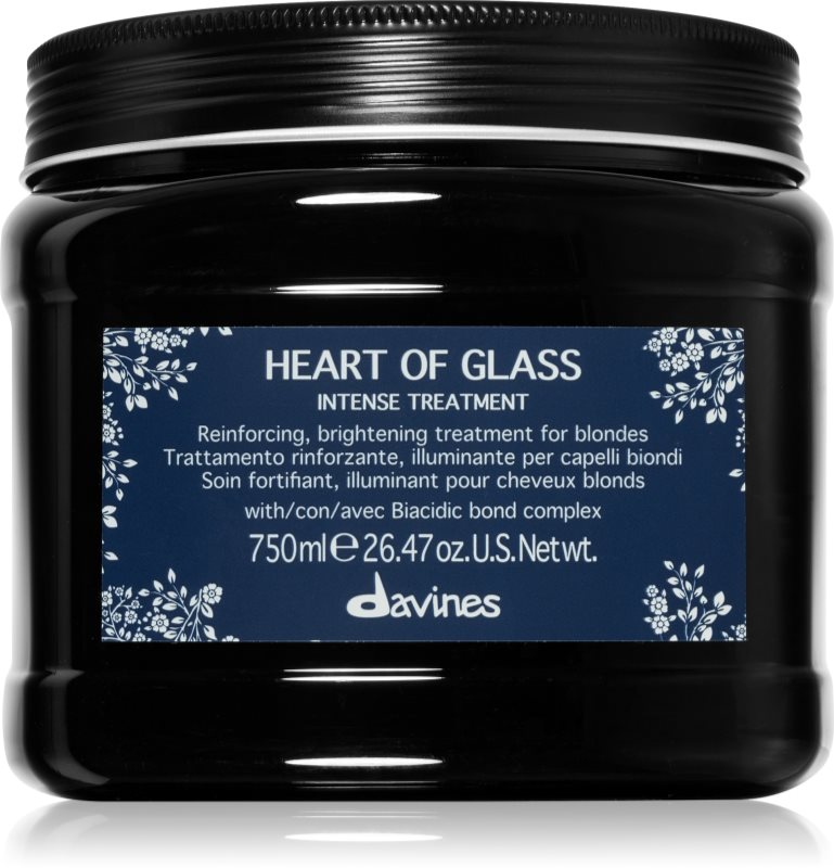 Davines Heart of Glass Intense Treatment tratament intensiv pentru par blond