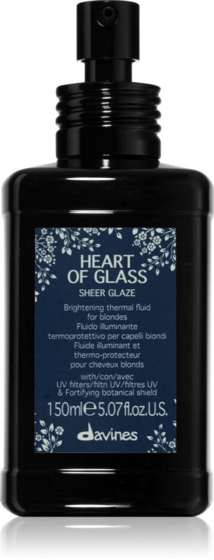 Davines Heart of Glass Sheer Glaze stralucirea pielii pentru par blond 150 ml