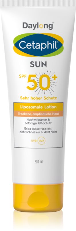 Daylong Cetaphil SUN Liposomal Lotion loțiune pentru plaja pentru piele sensibila SPF 50+ 200 ml