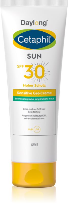 Daylong Cetaphil SUN Sensitive Gel-Creme gel cremă de protecție pentru piele sensibila SPF 30 200 ml
