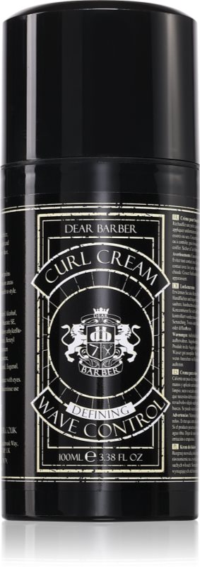 Dear Barber Wave Control crema styling pentru păr creț 100 ml