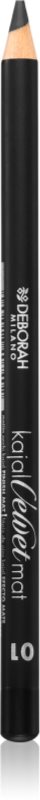Deborah Milano Kajal Velvet Mat creion kohl pentru ochi culoare 01 Nero 1.3 g