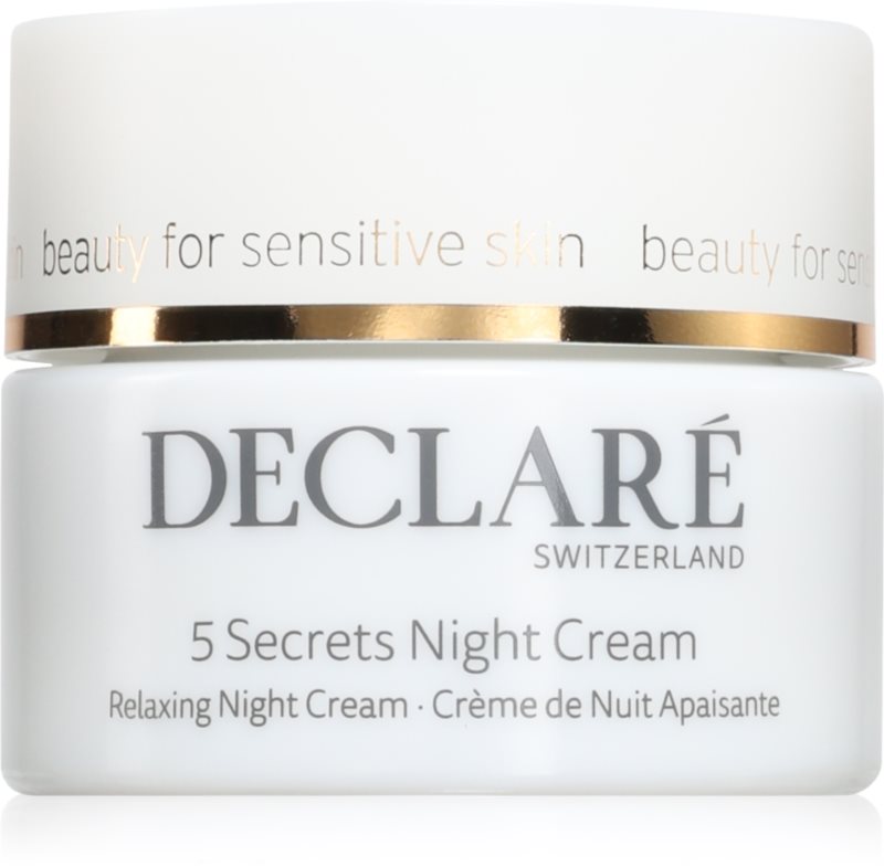 Declaré 5 Secrets crema de noapte cu efect calmant 50 ml