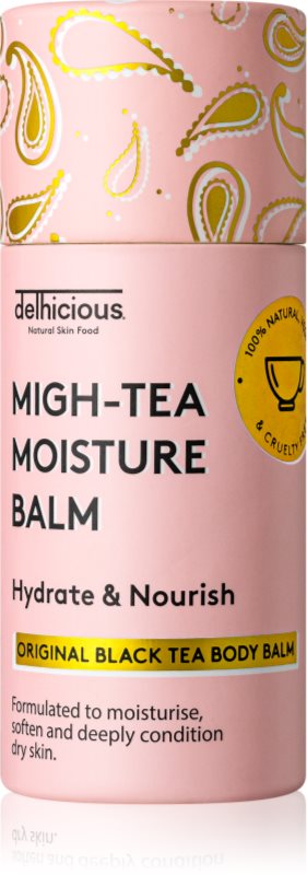 delhicious MIGH-TEA MOISTURE BALM balsam de corp intens hidratant pentru piele uscata si sensibila 70 g