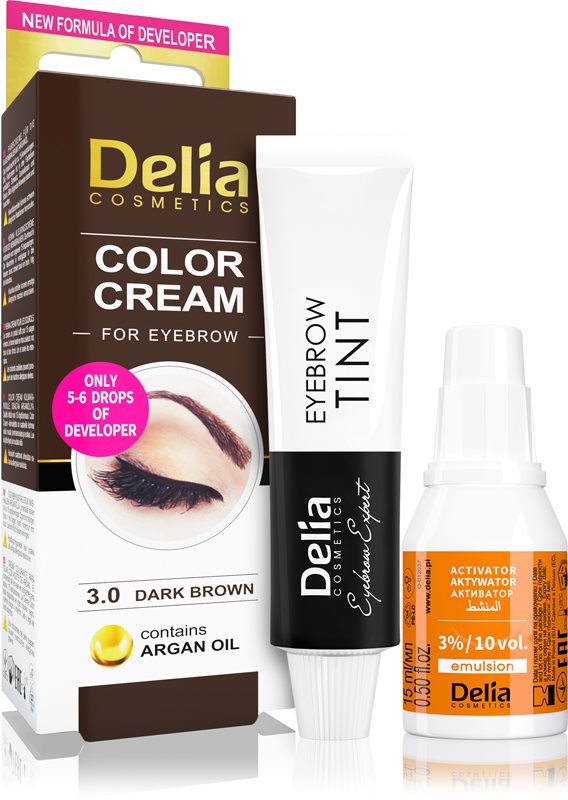 Delia Cosmetics Argan Oil culoare pentru sprancene