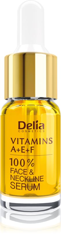 Delia Cosmetics Professional Face Care Vitamins A+E+F ser pentru contur pentru fata si decolteu 10 ml