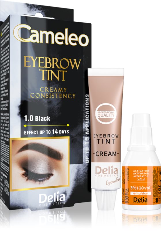 Delia Cosmetics Cameleo Vopsea crema profesionala pentru sprancene fără amoniac