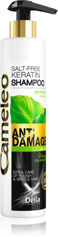 Delia Cosmetics Cameleo BB Sampon cu keratina pentru par deteriorat 250 ml