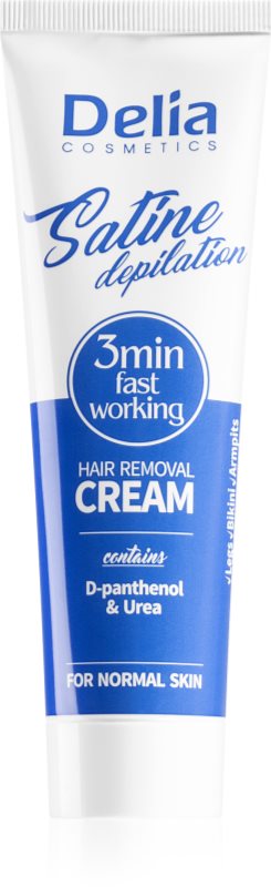 Delia Cosmetics Satine Depilation 3 min Fast Working crema depilatoare 100 ml