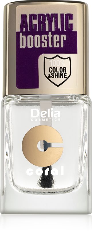 Delia Cosmetics Acrylic Booster top coat cu efect de lungă durată 11 ml