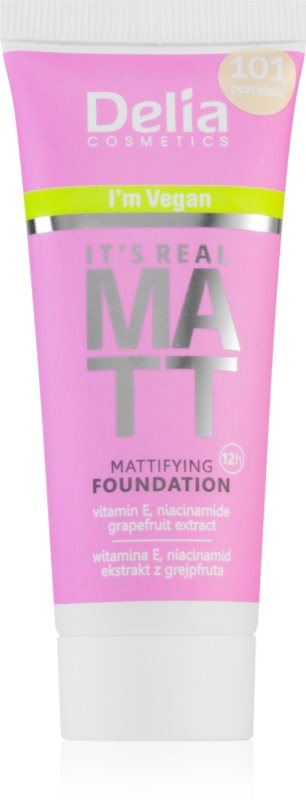 Delia Cosmetics It's Real Matt machiaj cu efect matifiant