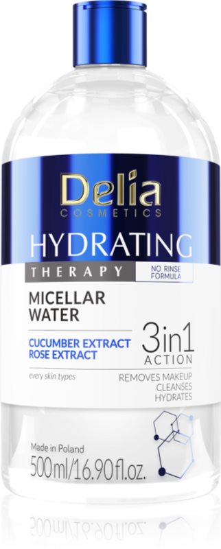 Delia Cosmetics Hydrating Therapy apa cu particule micele 3 in 1 500 ml