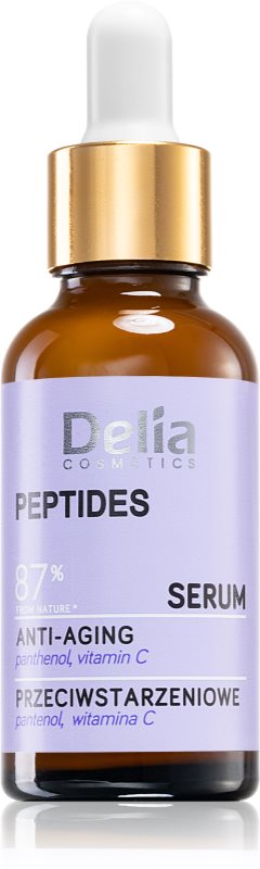 Delia Cosmetics Peptides ser facial anti-îmbătrânire pentru fata, gat si piept 30 ml