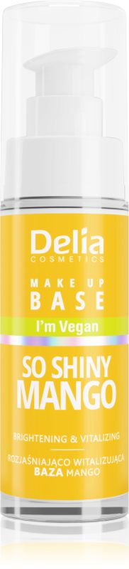 Delia Cosmetics So Shiny Mango bază pentru machiaj iluminatoare 30 ml
