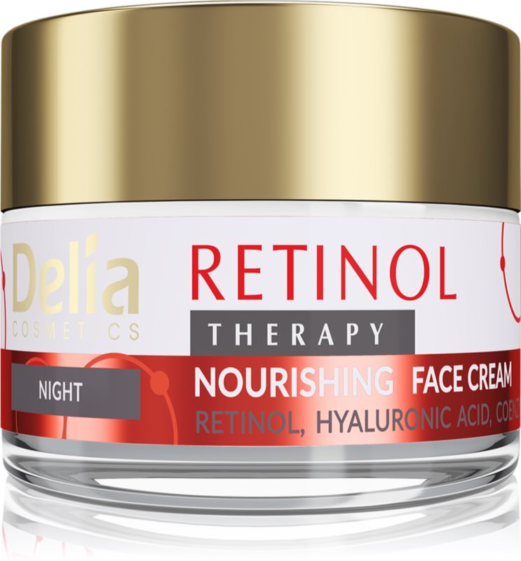 Delia Cosmetics Retinol Therapy crema de noapte hranitoare 50 ml