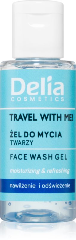 Delia Cosmetics Travel with me gel de curățare faciale 50 ml