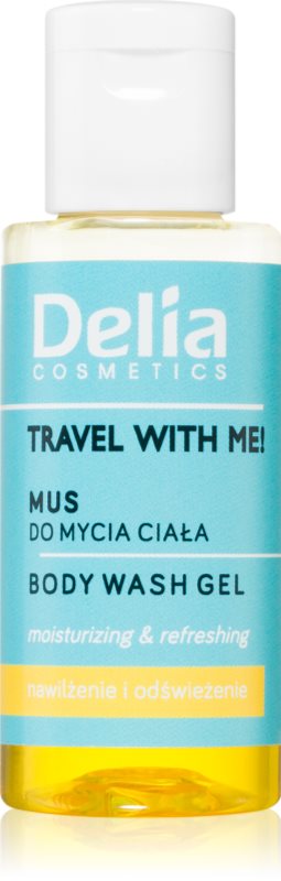 Delia Cosmetics Travel with me gel de duș 50 ml