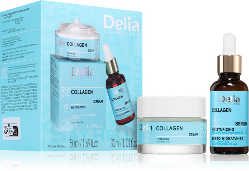 Delia Cosmetics Collagen Set set cadou pentru fata, gat si piept