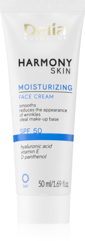 Delia Cosmetics Harmony Skin crema de fata hidratanta SPF 50 50 ml