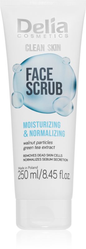 Delia Cosmetics Clean Skin exfoliere si hidratare faciala 250 ml