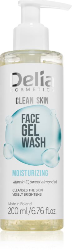 Delia Cosmetics Clean Skin gel hidratant de curatare faciale 200 ml