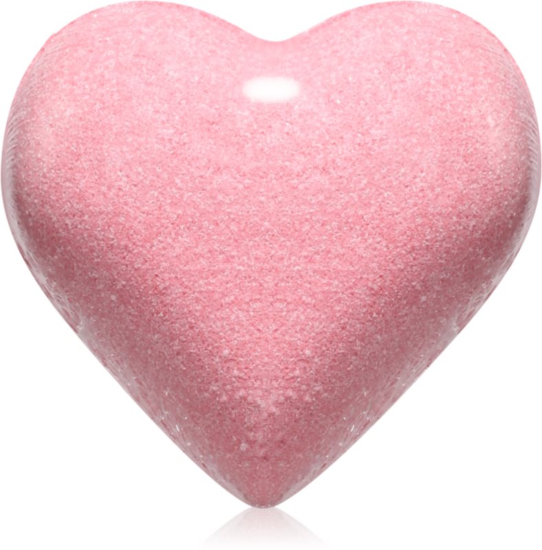 Delia Cosmetics Fizzing Bath Heart Wild Strawberry bombă de baie cu aroma de capsuni 100 g