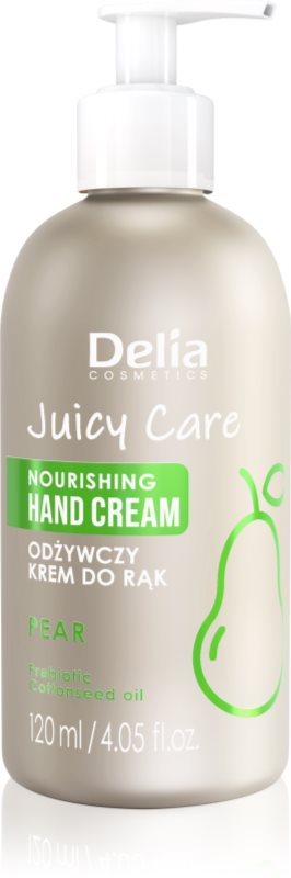 Delia Cosmetics Juicy Care Pear crema nutritiva de maini 120 ml