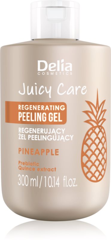 Delia Cosmetics Juicy Care Pineapple exfoliant pentru corp efect regenerator 300 ml