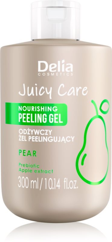 Delia Cosmetics Juicy Care Pear Exfoliant hrănitor pentru corp 300 ml