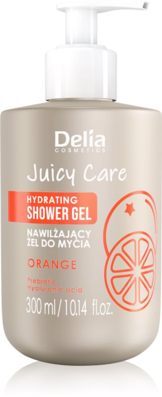 Delia Cosmetics Juicy Care Orange gel de dus hidratant 300 ml