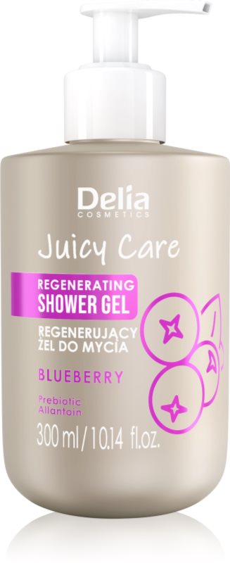 Delia Cosmetics Juicy Care Blueberry gel de dus regenerabil 300 ml
