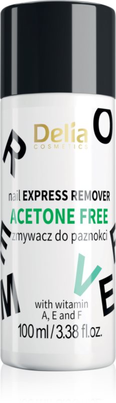 Delia Cosmetics Nail Express dizolvant pentru oja cu vitamine 100 ml