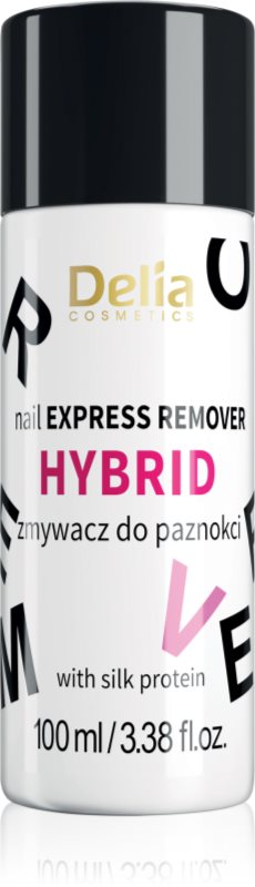 Delia Cosmetics Nail Express HYBRID dizolvant pentru oja 100 ml