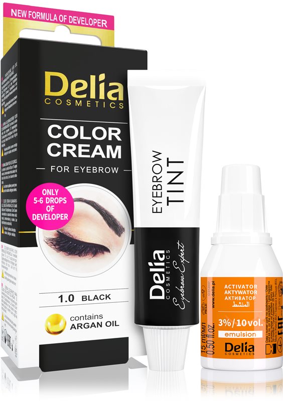 Delia Cosmetics Argan Oil culoare pentru sprancene