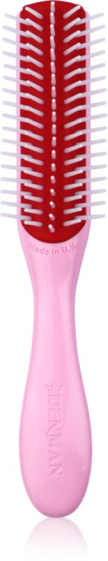 Denman Style D14 The Mini Curl Definer & Styler pieptene pentru styling pentru păr Pink Crush 1 buc