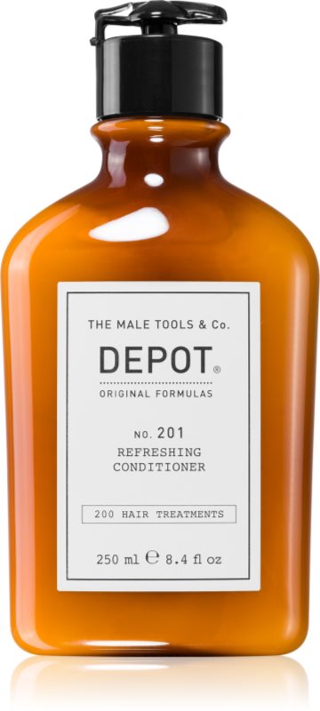 DEPOT 200 HAIR TREATMENTS NO. 201 REFRESHING CONDITIONER balsam hidratant pentru un par stralucitor si catifelat