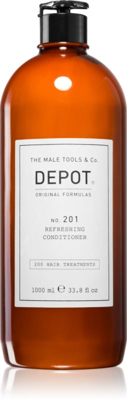 DEPOT 200 HAIR TREATMENTS NO. 201 REFRESHING CONDITIONER balsam hidratant pentru un par stralucitor si catifelat