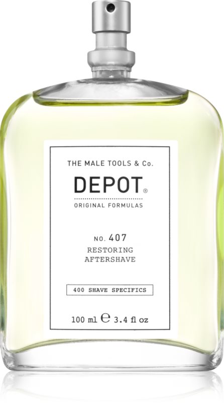 DEPOT 400 SHAVE SPECIFICS NO. 407 RESTORING AFTERSHAVE aftershave racoritor 100 ml