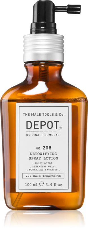 DEPOT 200 HAIR TREATMENTS NO. 208 DETOXIFYING SPRAY LOTION tratament de detoxificare pentru scalp 100 ml