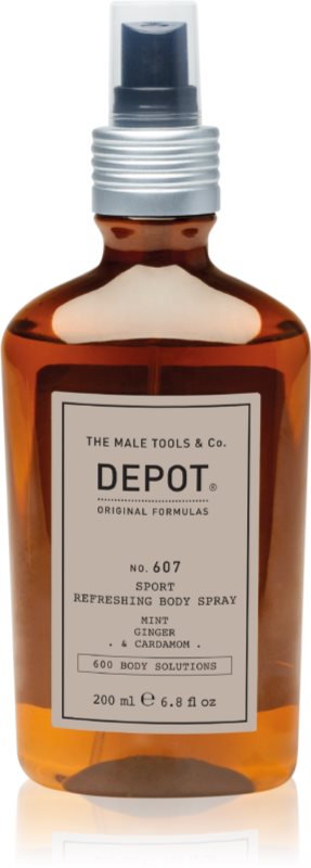DEPOT 600 BODY SOLUTIONS NO. 607 SPORT REFRESHING BODY SPRAY spray de corp racoritor pentru barbati 200 ml