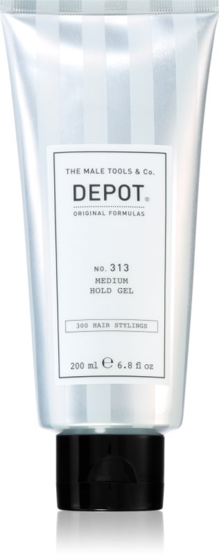 DEPOT 300 HAIR STYLING NO. 313 MEDIUM HOLD GEL gel de par pentru fixare și formă 200 ml